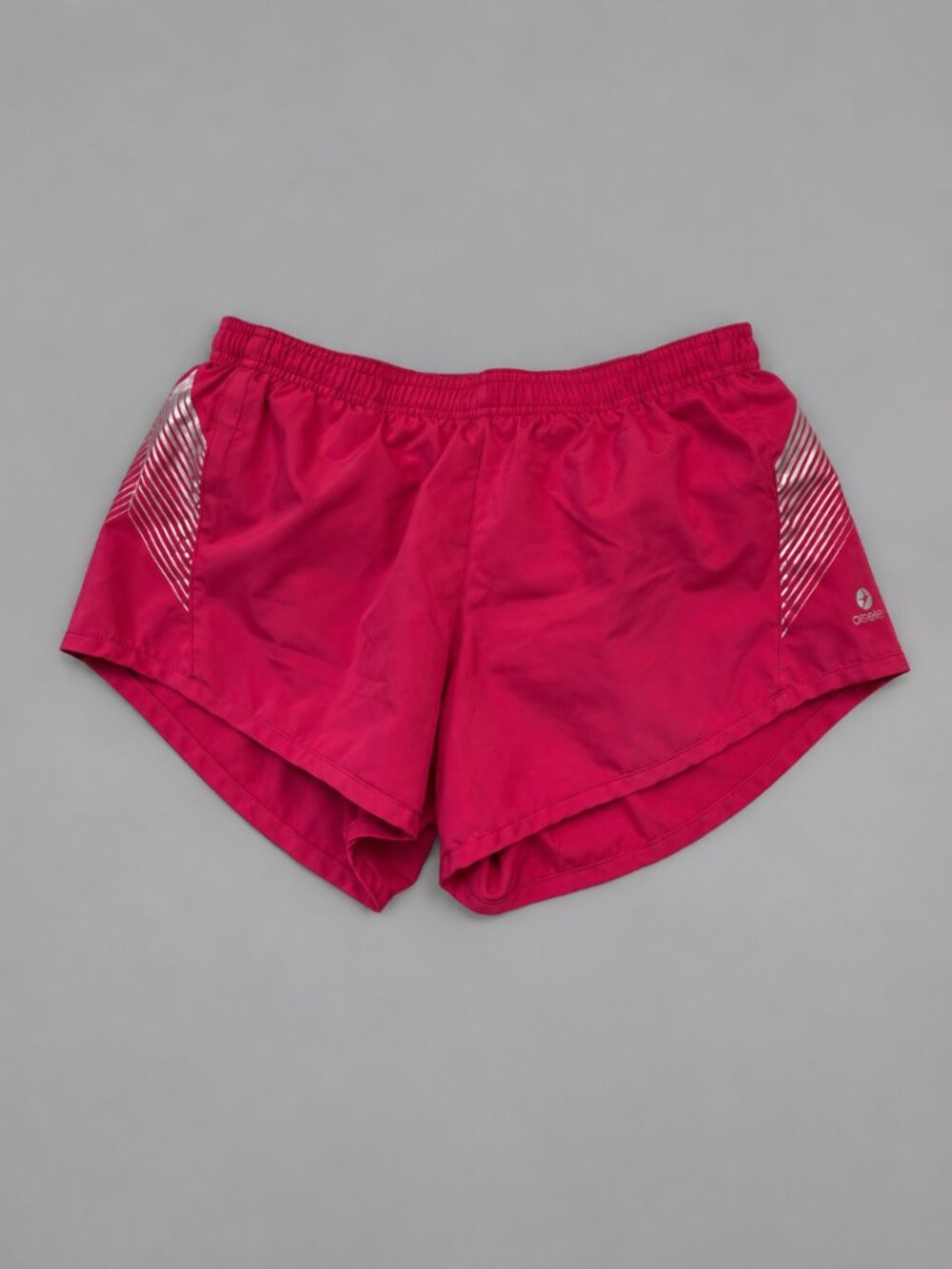 Oiselle Distance Running Shorts Pink Reflective Lined Athletic Size M